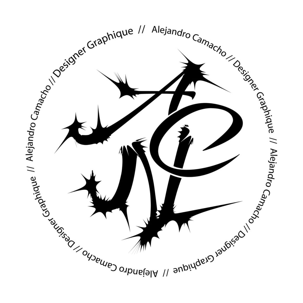 A.C.N monogramme Alejandro Camacho Narvaez designer graphique