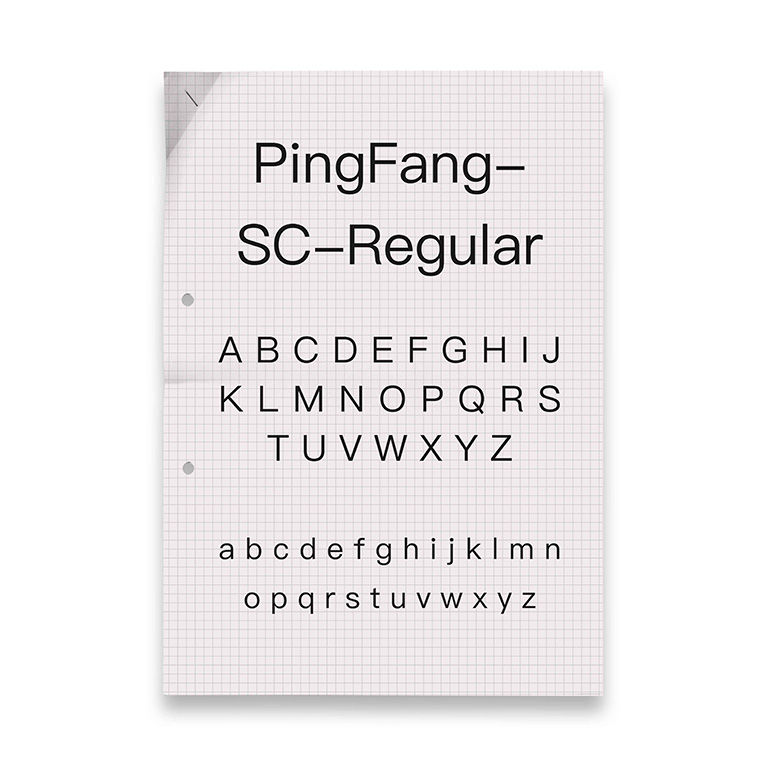 Alejandro Camacho PING FANG SC Regular typographie police